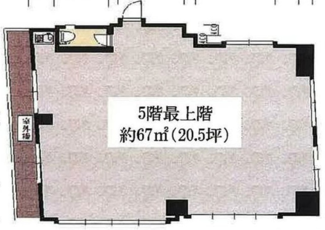 上野Sビル5F 間取り図