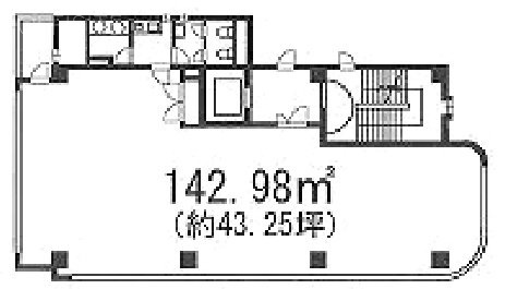 S・S WACOESビル4F 間取り図