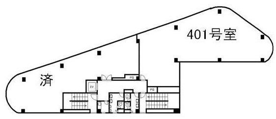 第10吉田ビル401 間取り図