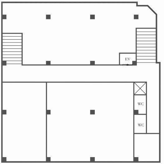 馬車道スクエアビルA 間取り図