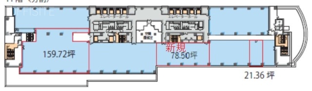 渋谷マークシティ11F 間取り図