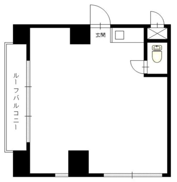 上野広小路永谷ビル701 間取り図