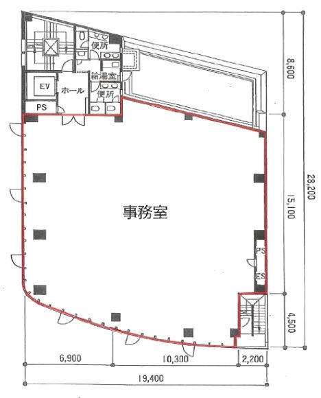 TSビル4F 間取り図