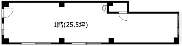 冨士峰ビル1F 間取り図