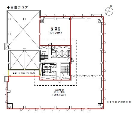 銀洋ビル601 間取り図