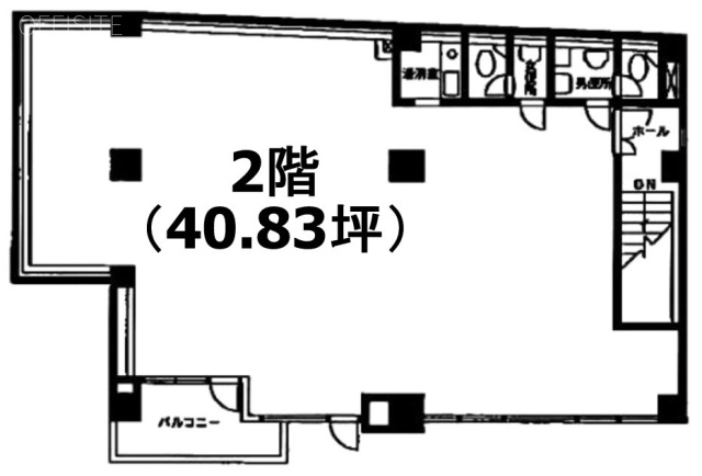 SHビル駒場2F 間取り図