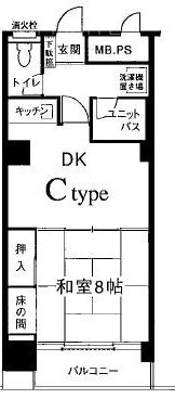 日本橋堀留町ファースト1005 間取り図