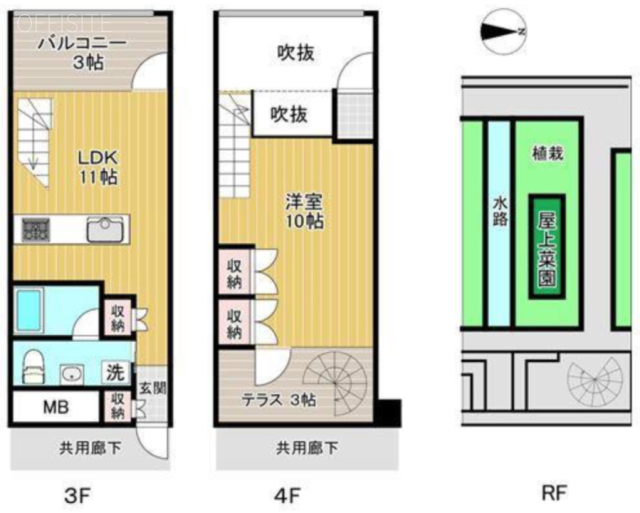 リフォージュ・オー・フォレストビルN306 間取り図