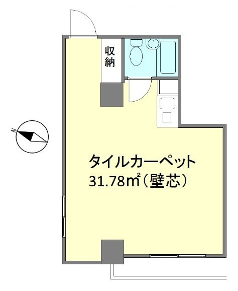 ウィン青山1401 間取り図