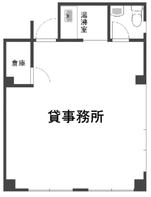 川田ビル2F 間取り図