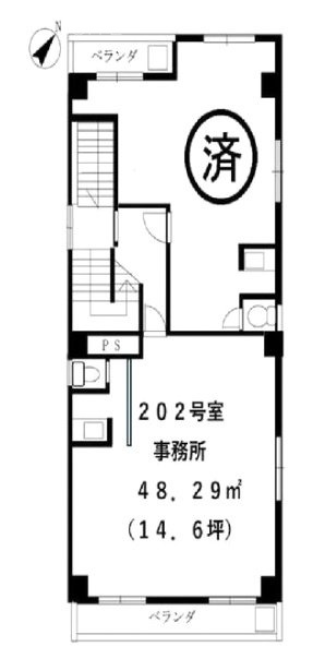 神田ビル202 間取り図