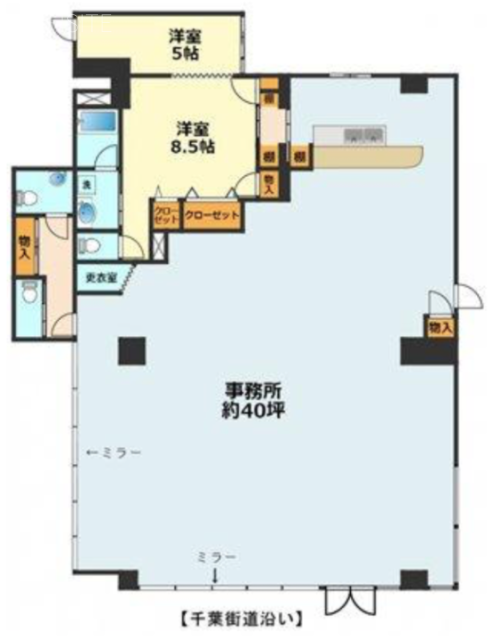 ベル丸井1F 間取り図