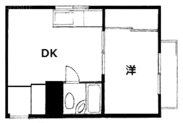 ロイヤルパレス渋谷405 間取り図