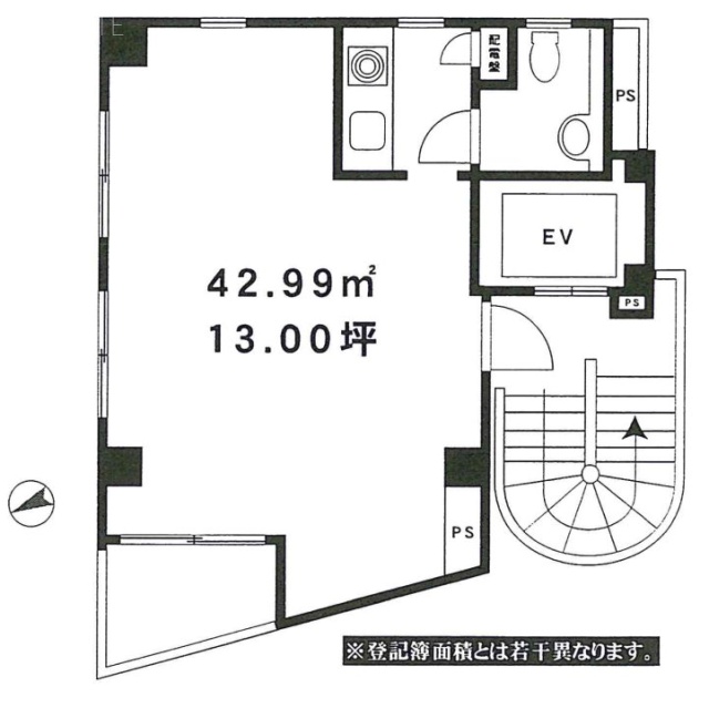 新宿大澤ビル6F 間取り図