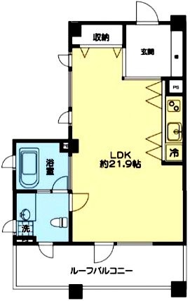 レグノフィーゴ駒場東大前5F 間取り図