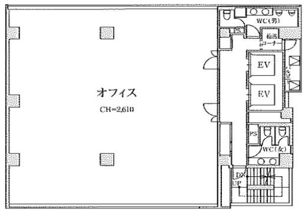 GYB秋葉原(秋葉原南ビジネスセンター)6F 間取り図