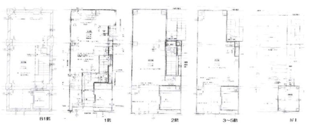 第7ウイザードセブンB1F~5F 間取り図