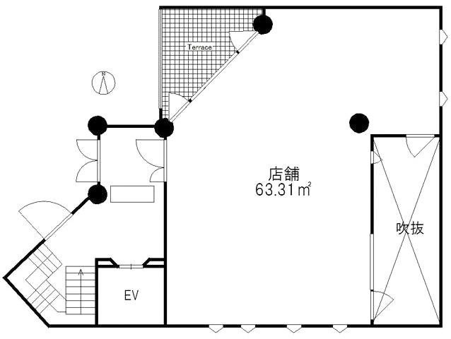 東麻布BOAビル1F 間取り図