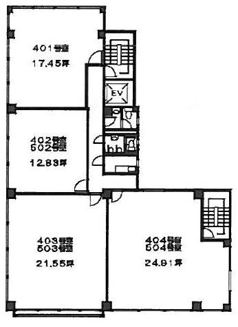 クラシックビル402 間取り図