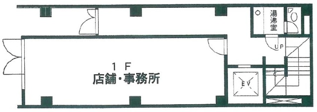 岡田ビル1F 間取り図