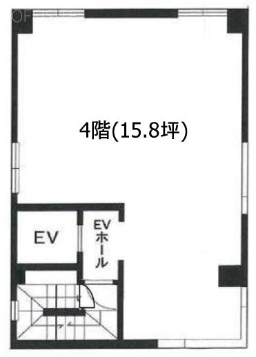 篠原ビル4F 間取り図