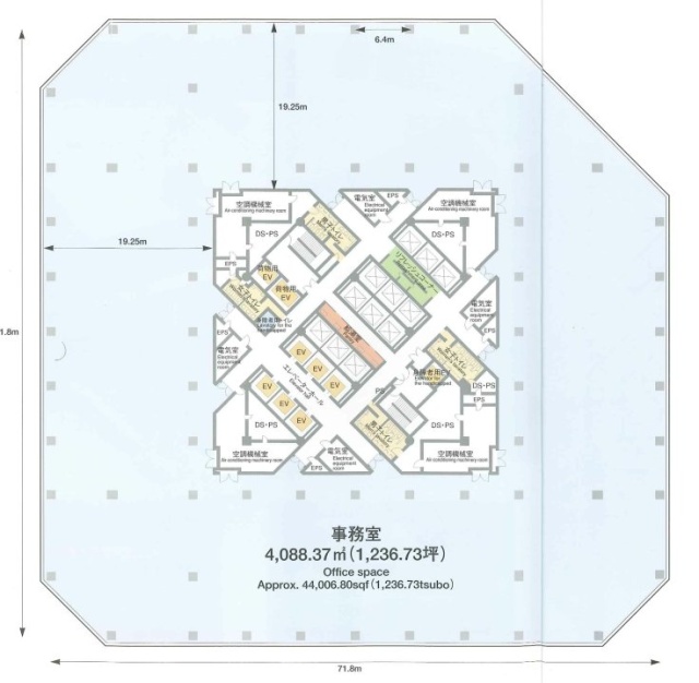 ゲートシティ大崎イーストタワー904 間取り図