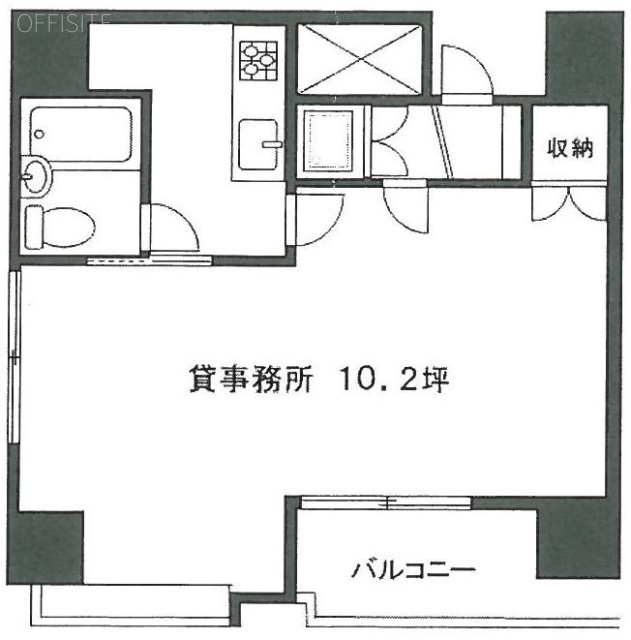 YKB御苑302 間取り図