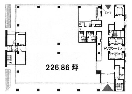 横浜花咲ビル1F 間取り図