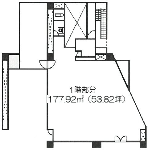 モリファーストビル1F 間取り図