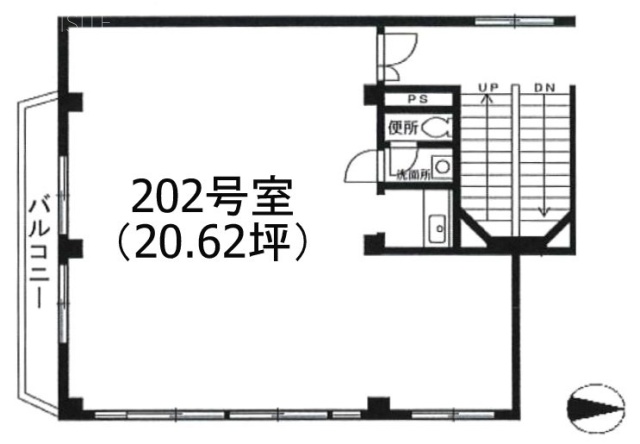 アルブ武蔵小金井202 間取り図