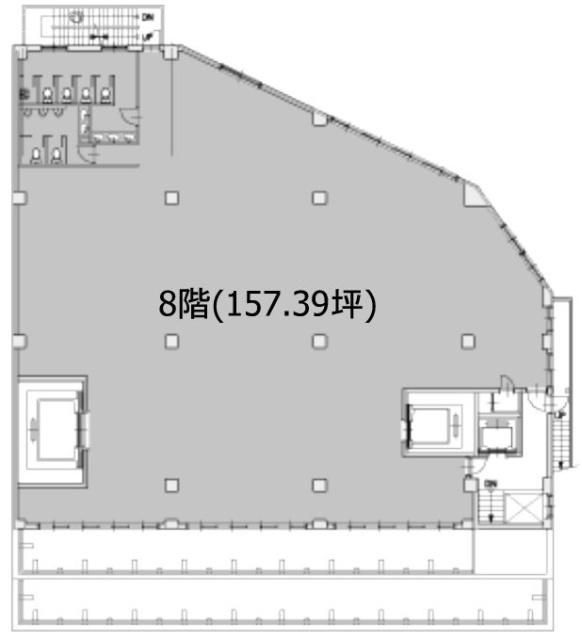 イマス箱崎ビル8F 間取り図