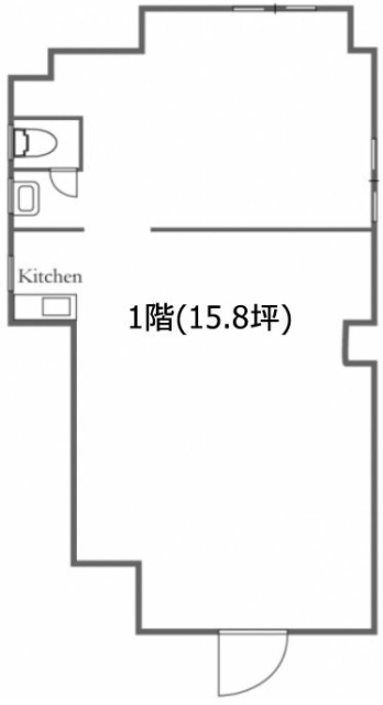 岡島ビル1F 間取り図