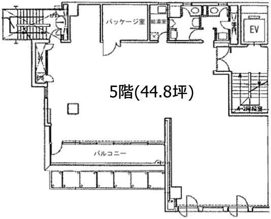銀座Bビル5F 間取り図