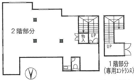 リプラージュ神宮前ビル2F 間取り図
