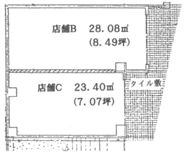 リヴュールときわ台ビルC 間取り図