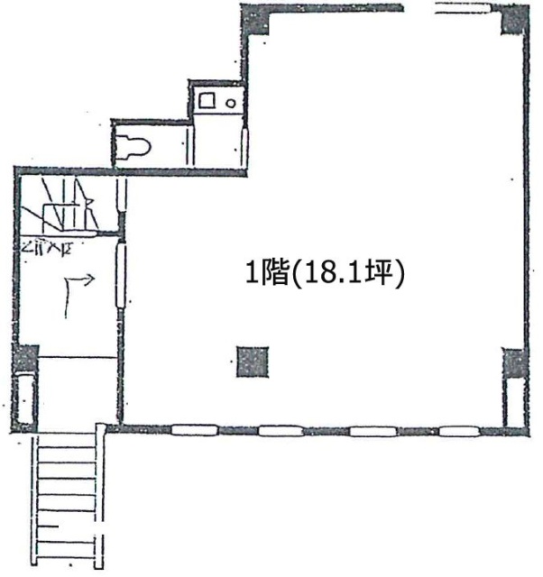 近藤ビル1F 間取り図
