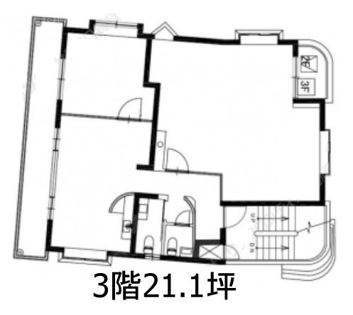 A青山ビル3F 間取り図