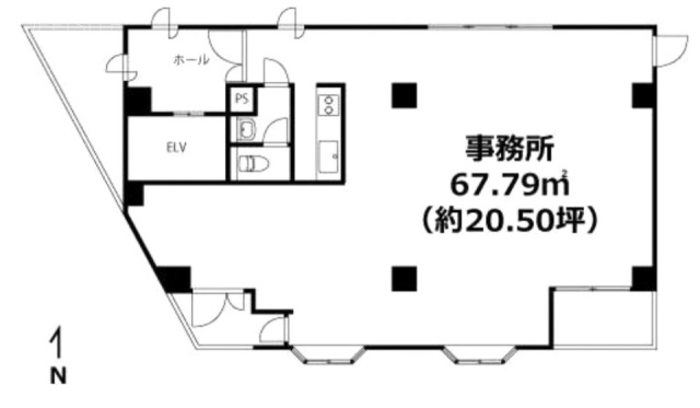 スカイキャッスル301 間取り図