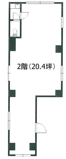 サンユー中村ビル2F 間取り図