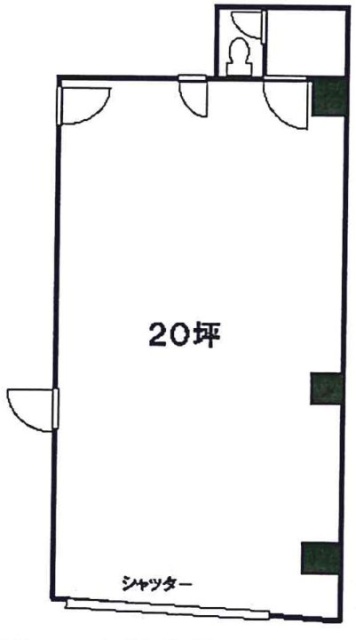 内科ビル1F 間取り図