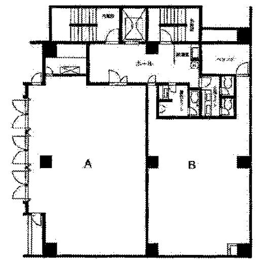 北新宿君嶋ビルB 間取り図