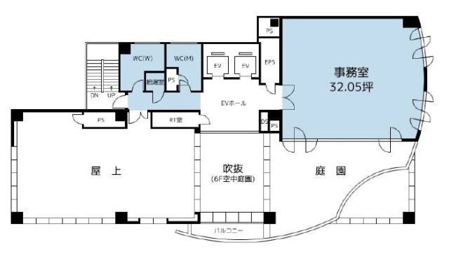 UNO(ウノ)ビル7F 間取り図