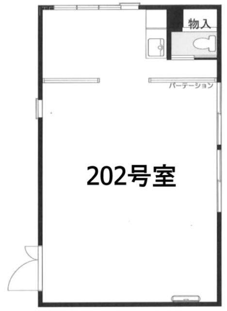 ボア葛西202 間取り図