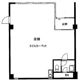 北品川ホームズビル219 間取り図