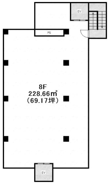 三経28ビル8F 間取り図