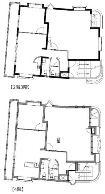 A青山ビル2F～4F 間取り図