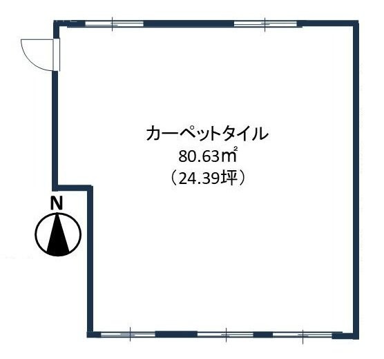 市ヶ谷タイホービル206 間取り図