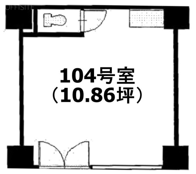銀座ダイヤハイツ104 間取り図