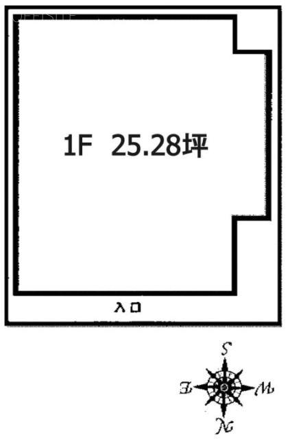 幸林ビル1F 間取り図