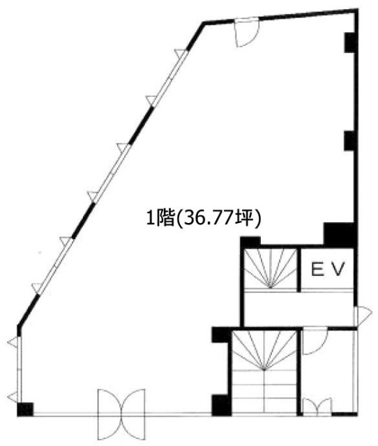 コルノ下北沢ビル1F 間取り図